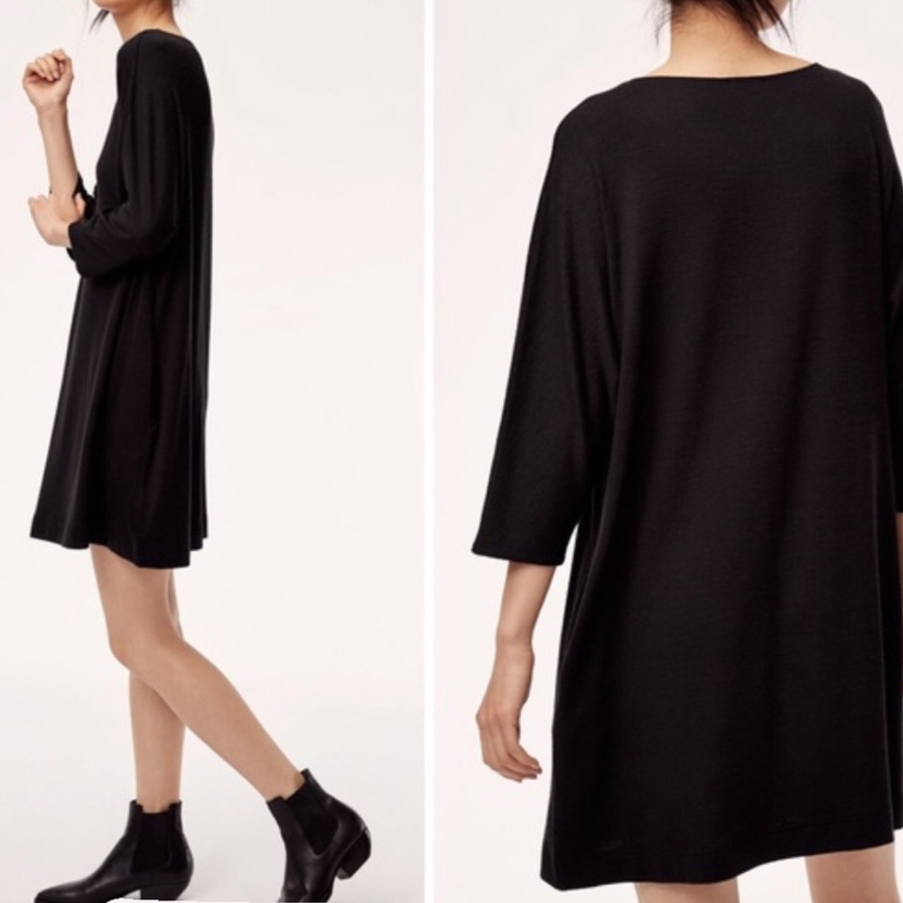 Wilfred free black swing dress wig pockets